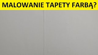 Malowanie tapety farbą opinie, zalety, wady? Jaką farbą pomalować tapetę? Czym pomalować tapety? screenshot 3