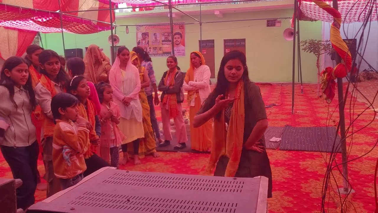 🫠श्रीमद भागवत कथा नरेनीपुर (मैनपुरी) | भजन – बोल राधा बोल तूने ये क्या किया | सर्वेश कुमार फौजी ❤️