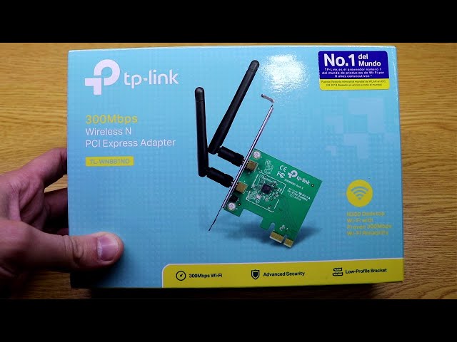 PLACA DE RED PCIE TP-LINK TL-WN881ND 300MBPS