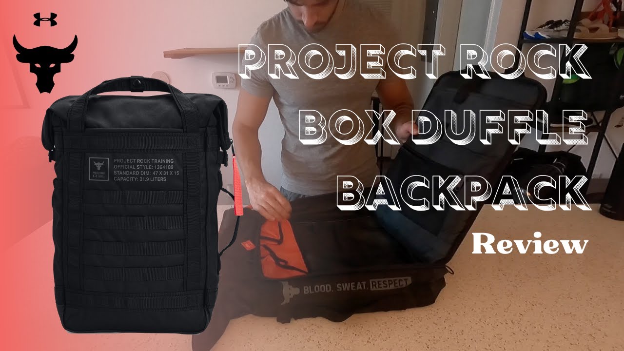 Project Rock Box Duffle Backpack Review | BoundlessFlux - YouTube