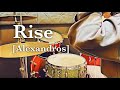 【叩いてみた】Rise / [Alexandros] (Drums cover.)