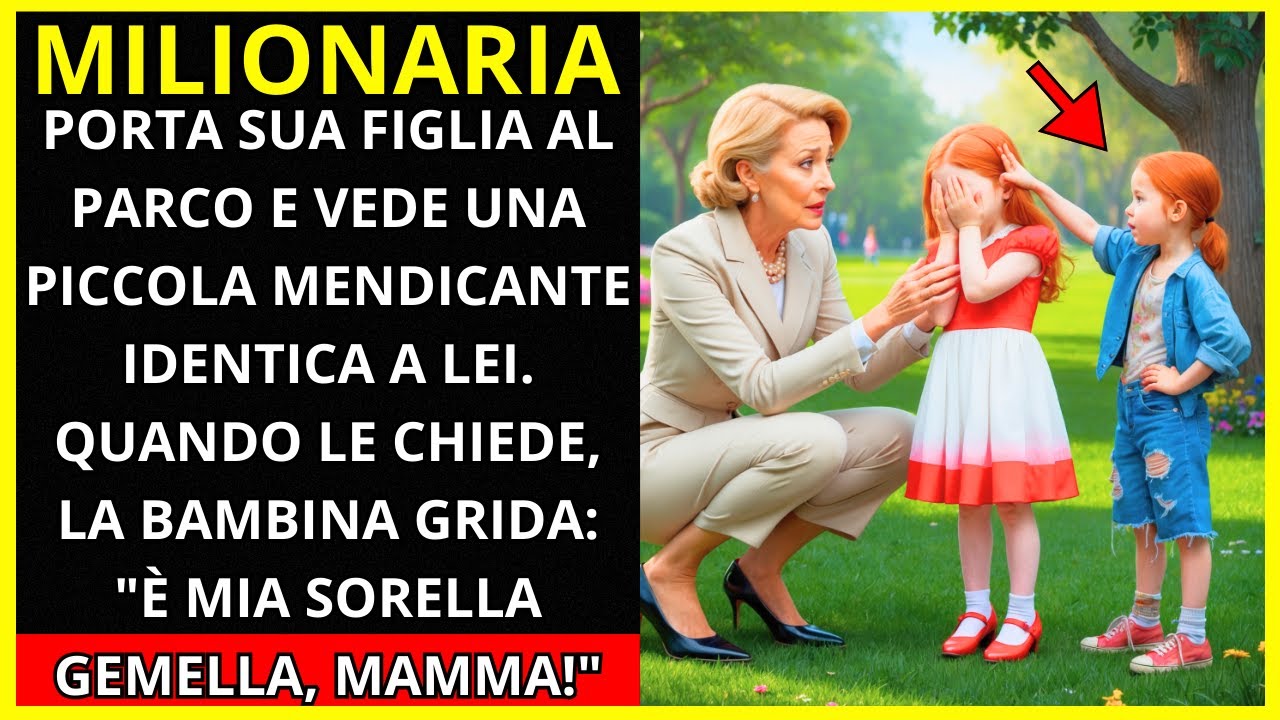 🔴MILIONARIA PORTA SUA FIGLIA AL PARCO E UNA PICCOLA MENDICANTE URLA ...