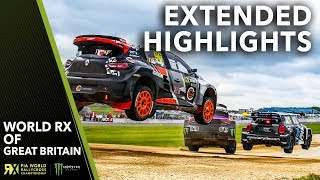 SEMI FINALS AND FINALS! | Extended Highlights | 2019 Dayinsure FIA World Rallycross of Great Britain
