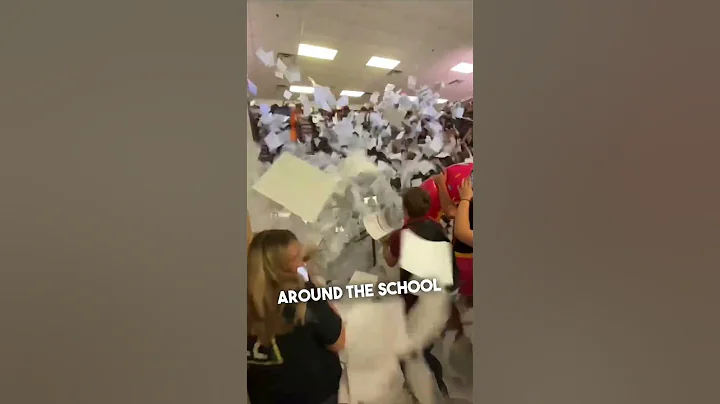 These students threw papers all over their high school 😱 - DayDayNews