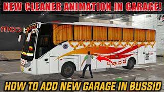 How To Add VIRAL GARAGE WITH CLEANER ANIMATION In Bus Simulator Indonesia|BUSSID V3.5 New Garage screenshot 4