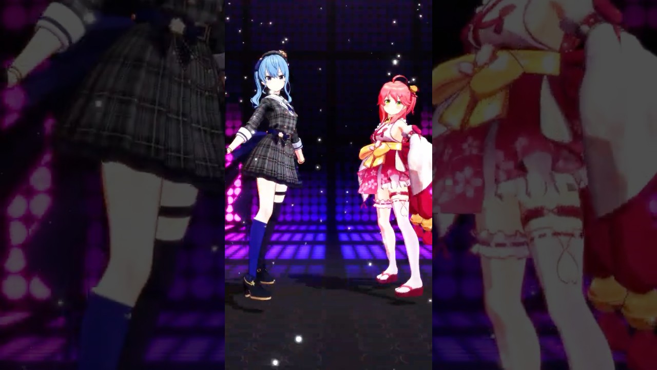 【MMD】 Lollipop /miComet #lollipop #さくらみこ #星街すいせい#hololive #dance #shorts #mmd