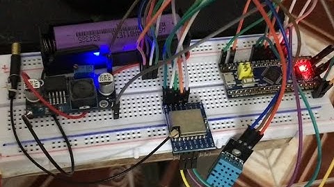 STM32 LoRa data logging system demo
