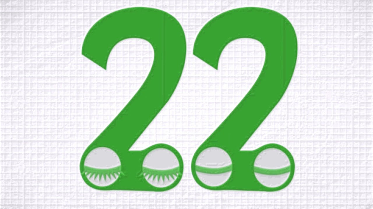 Endless Numbers Inversion ENDLESS NUMBERS COUNT 22, INVERSION COLOR EFFECT, GREEN COLOR EFFECT ...