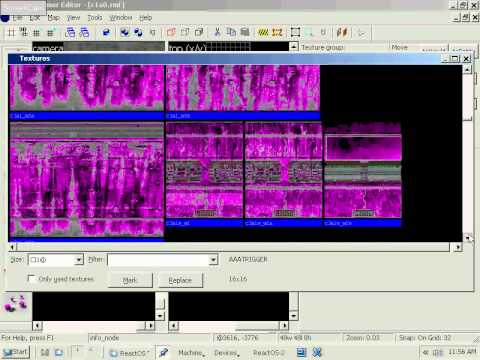 ReactOS Demo: Game Developement - Valve Hammer Editor - HL