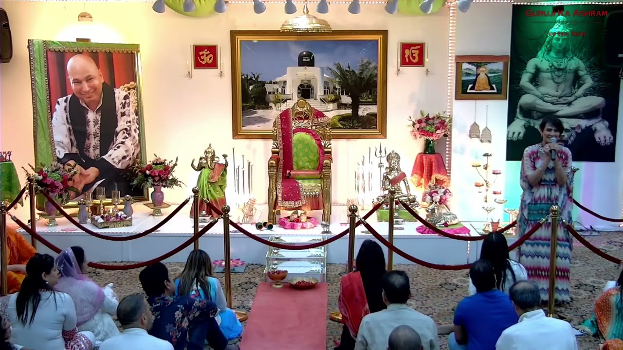 Satsang By Taruna Aunty - Guruji Ka Ashram - New Jersey - USA - Somerset Temple