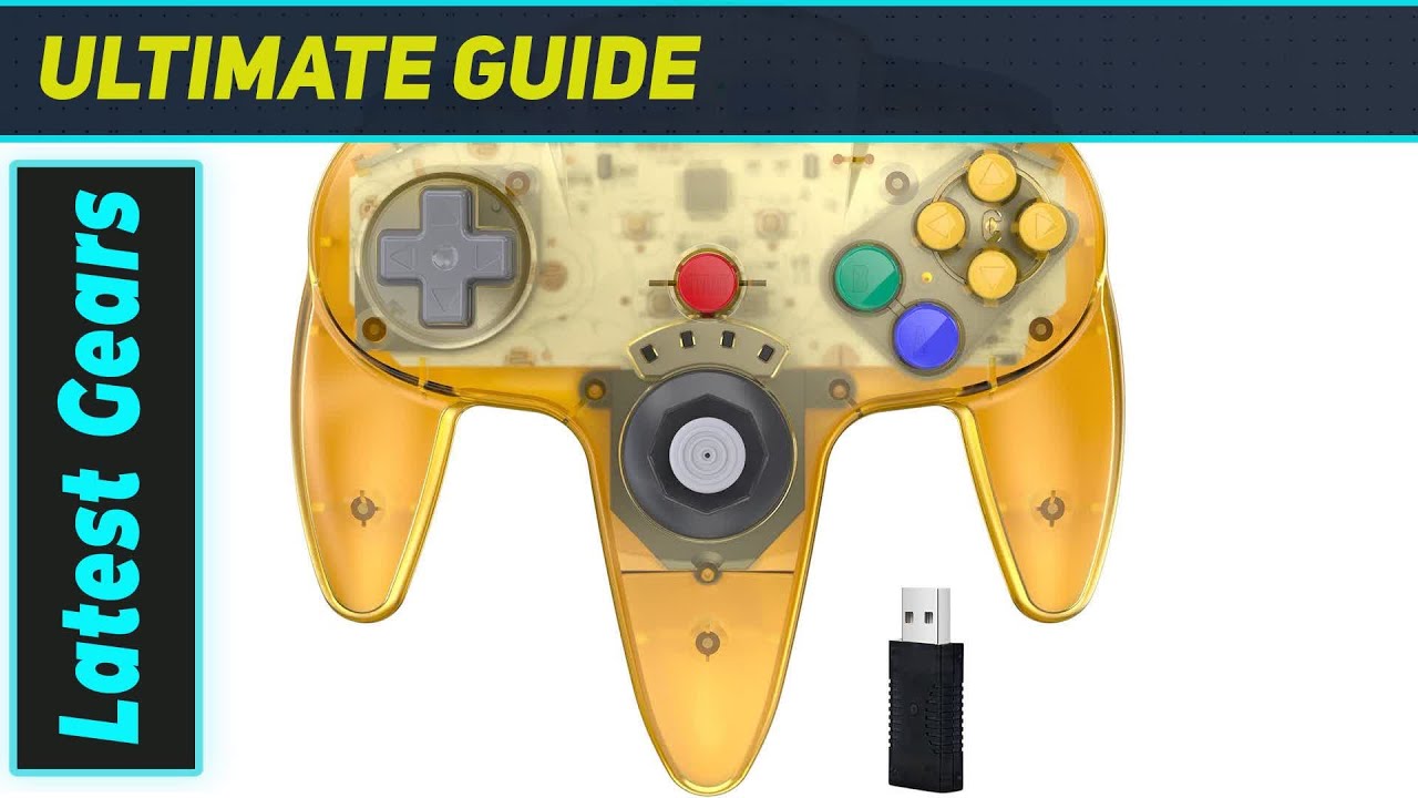 Беспроводной контроллер KIWITATA N64: идеальный ретро-джойстик для Switch и ПК!