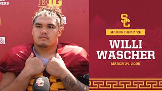 USC OL Willi Wascher | Trojan Football Spring Camp 3.24.26