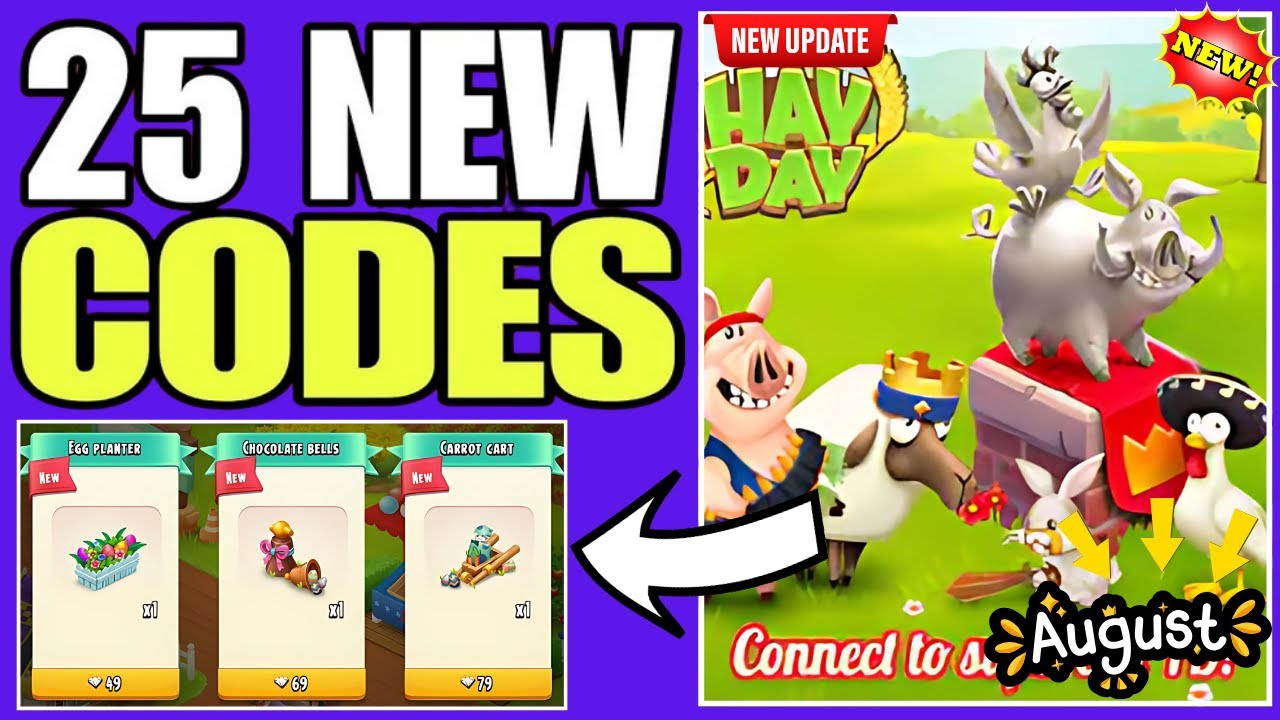 Hayday Content Creator Code August 2025 | Hay Day Qr Codes | Hay day ...