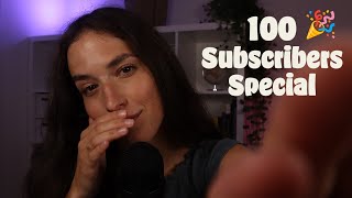 ASMR 100 Trigger Words in 1000 Seconds ⏱ | 100 Subscribers Special 🎉