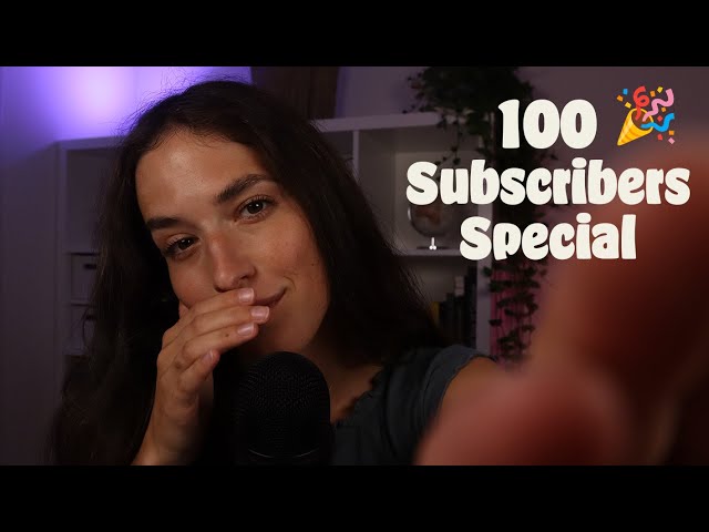 ASMR 100 Trigger Words in 1000 Seconds ⏱ | 100 Subscribers Special 🎉