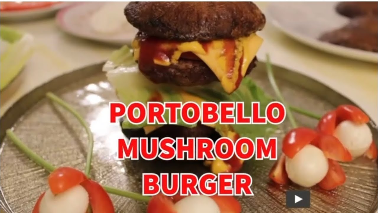 Juicy Portobello Mushroom Burger That Melts in Your Mouth 🍔
