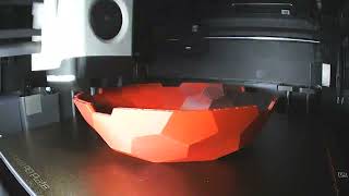 Hexagon Bowl#3DPrinting #VaseMode #SpiralLamp #PrintedLamp #TranslucentPrint #DIYLighting