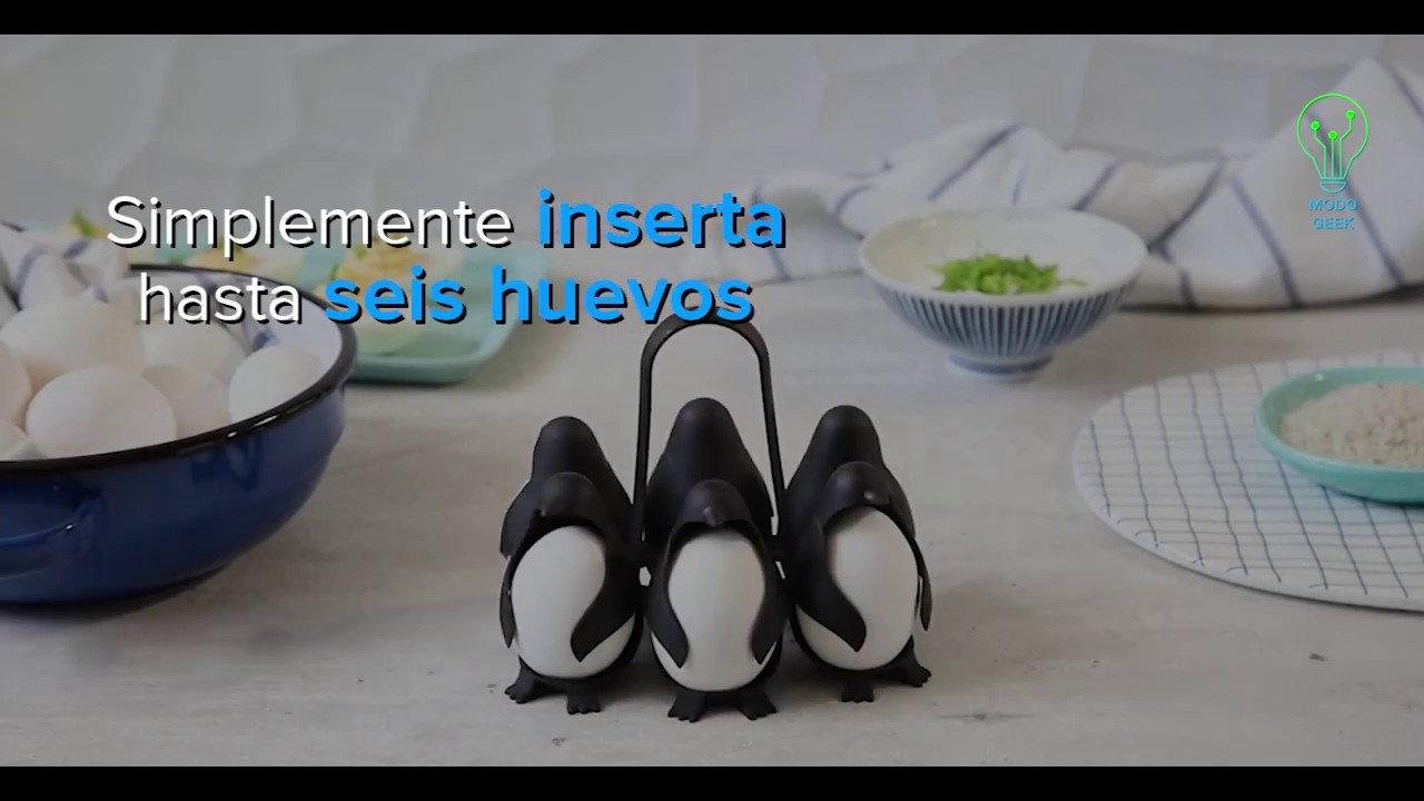 Recipiente para huevos multiusos (Egguins by PELEG DESIGN ) - Alonso Jaime Gastelum Salazar