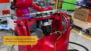 SZGH-H1600-10C Robotic Laser Welding | Dual-Axis Positioner Solution