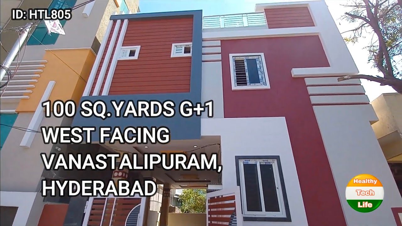 100 SQ.YARDS G+1 WEST FACING VANASTALIPURAM, HYDERABAD || Beautiful independent House for sale ||