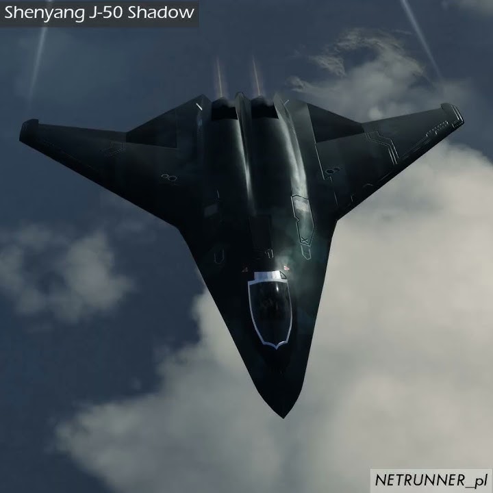 Shenyang J-50 Shadow #stealthfighter #fighterjet