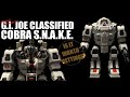Cobra S.N.A.K.E. Battle Suit Spotlight! Ultimate GI Joe Classified Review, Builds &amp; Display Ideas!