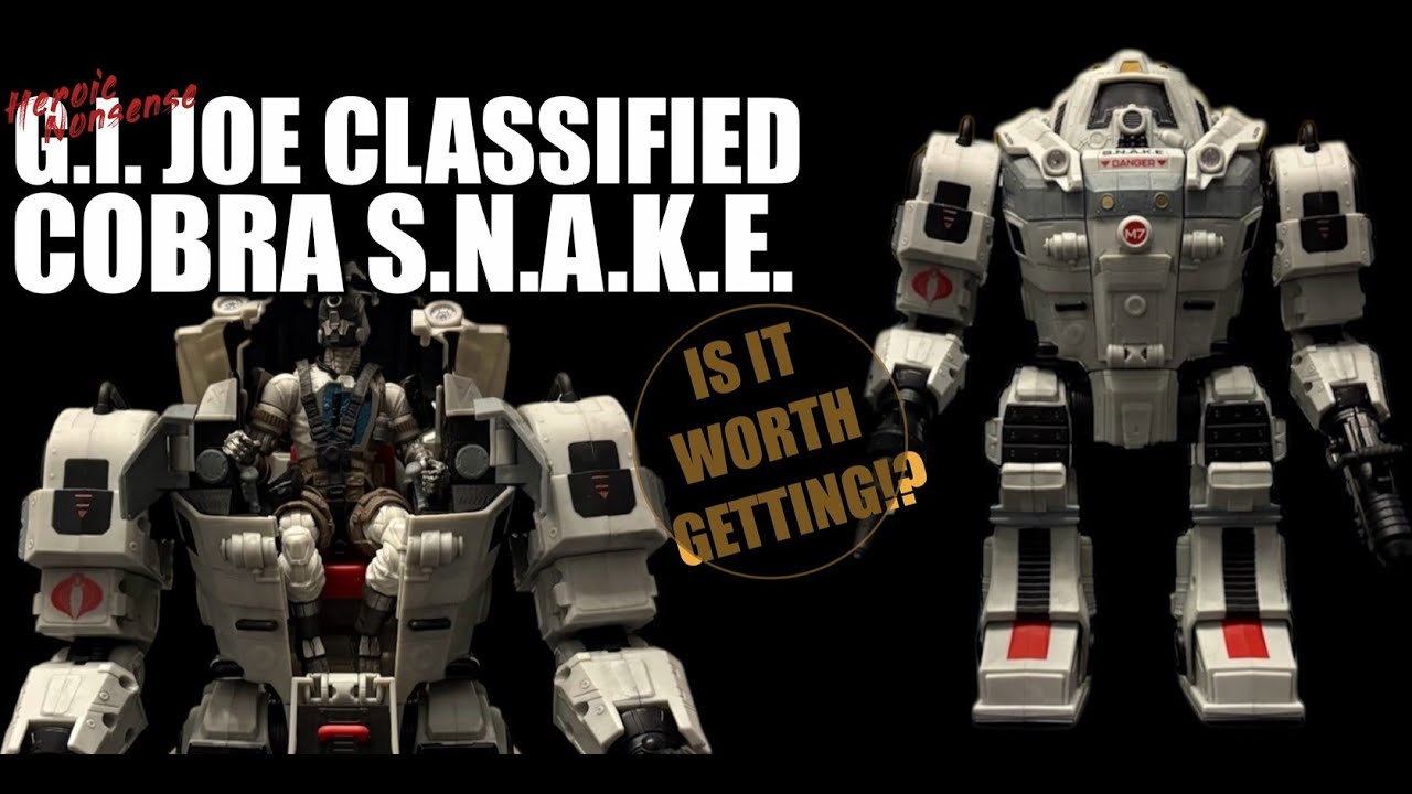 Cobra S.N.A.K.E. Battle Suit Spotlight! Ultimate GI Joe Classified Review, Builds & Display Ideas!