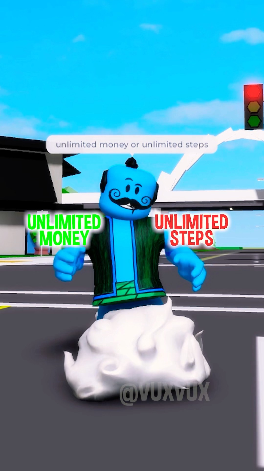 UNLIMITED MONEY OR UNLIMITED STEPS IN ROBLOX! ? #shorts