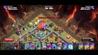 Attack tutorial of the army used by number 1 th17 player , With Esports modifier #clashofclans 