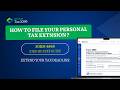 How to E-File IRS Form 4868 (Individual Tax Extension) in 2026 | Step-by-Step