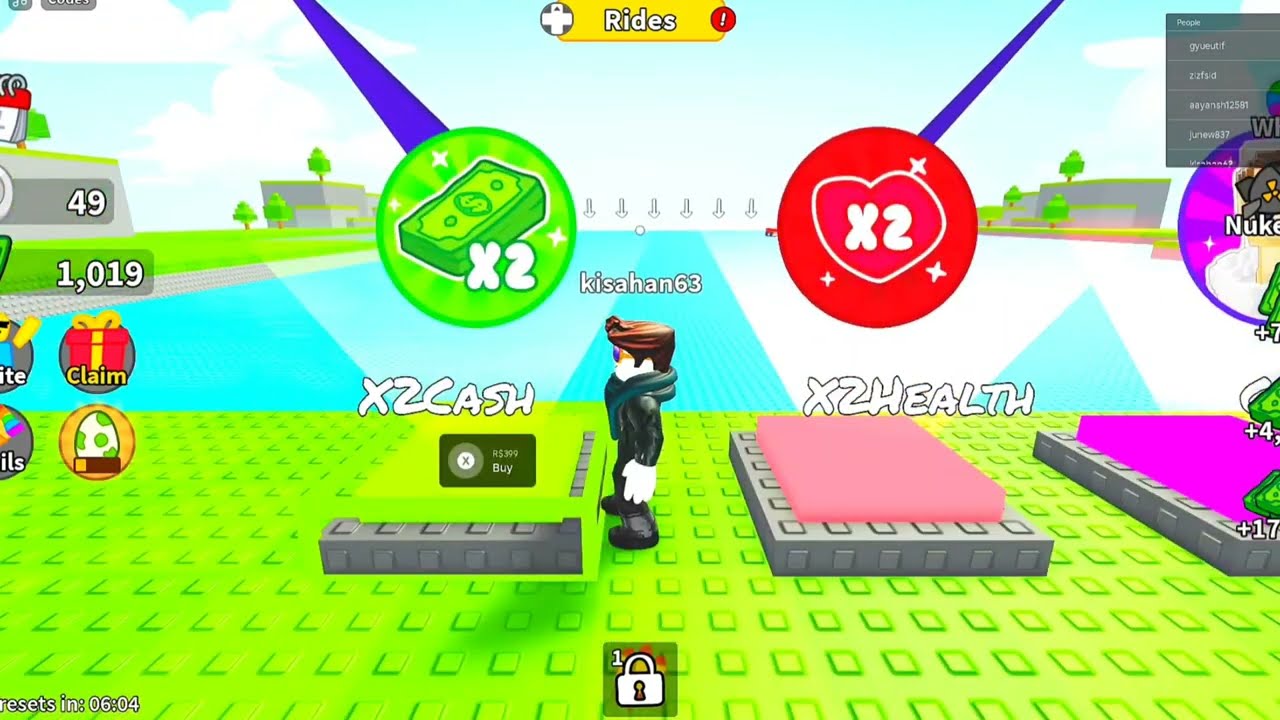 SLIDE DOWN A HILL 😱 NOOB Vs PRO 🚨 2 GAME ROBLOX 