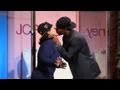 Shemar Moore Kisses for Cancer Research