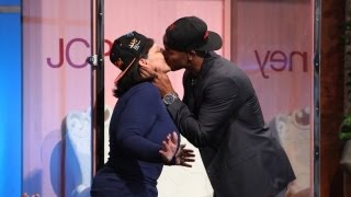 Shemar Moore Kisses for Cancer Research