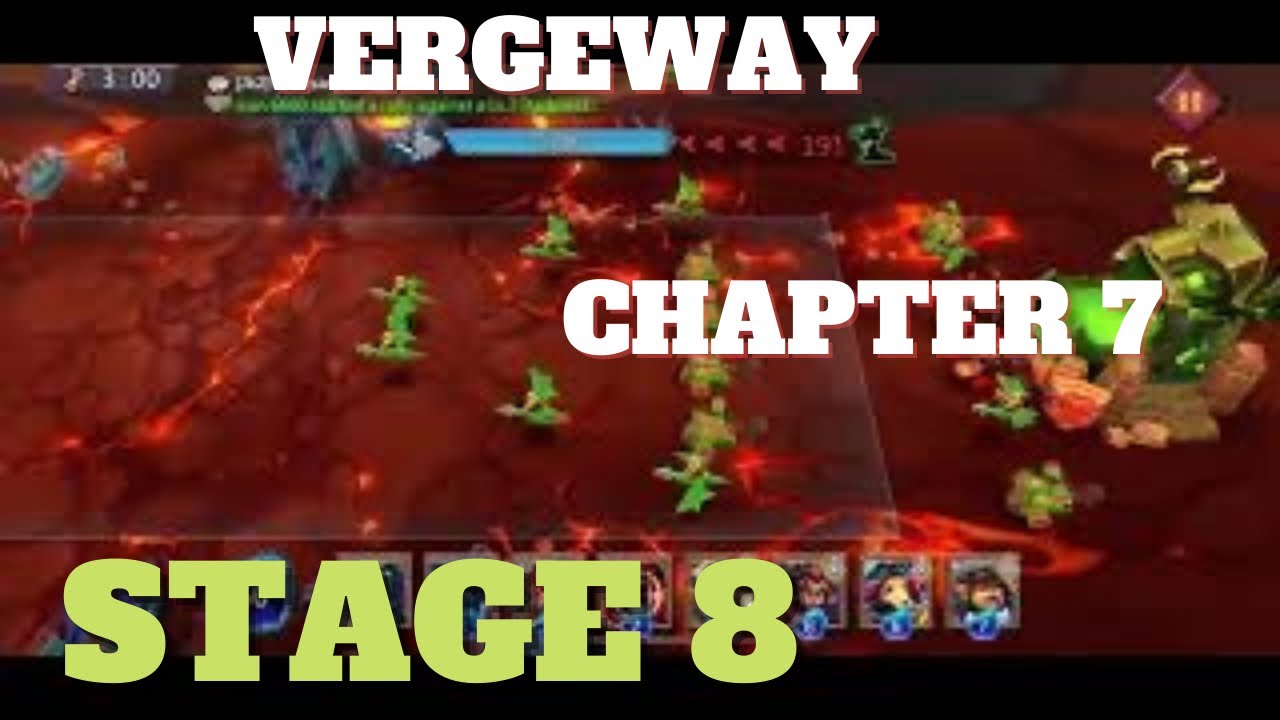 Lord mobile vergeway chapter 7 stage 8 |vergeway 7-8 easily completed |How to complete vergeway 7-8