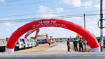 LỄ KHỞI CÔNG XÂY DỰNG KHU TÁI ĐỊNH CƯ LỘC AN - BÌNH SƠN VÀO SÁNG NGÀY 20/04/2020,