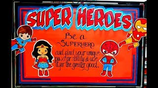Super heroes bulletin board ideas, screenshot 5