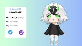 [Live2D Model Showcase] Chibi for Darly la Pasteque