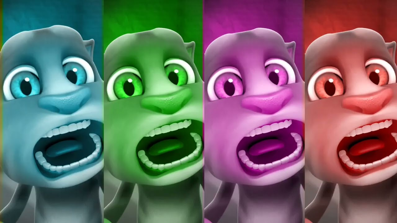 My Talking Tom Cat color Effect 😦 funny moments || Talking Tom colors effects 🤣 video 