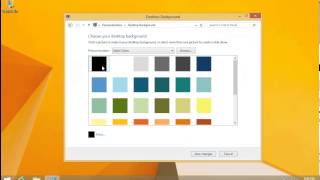 Windows 8.1 - Remove Desktop Background - How to Set a Solid Color as your Desktop Background screenshot 5