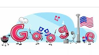 Fourth of July 2022 Google Doodle in United States
