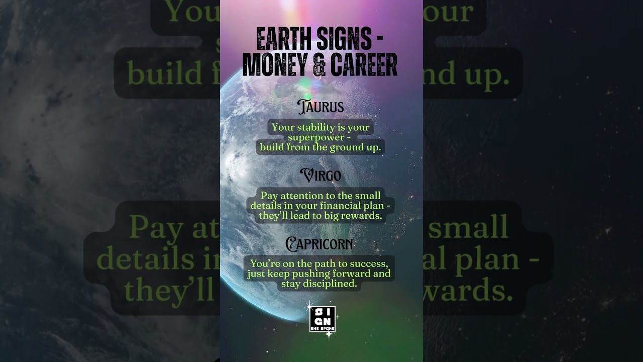 Zodiac Earth Signs Manifest Career Wealth Success This Week Astrology Horoscope