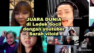 BTR RYZEN SANG JUARA DUNIA DI KATAIN BOCIL DENGAN YOUTUBER SARAH VILOID KLARIFIKASI