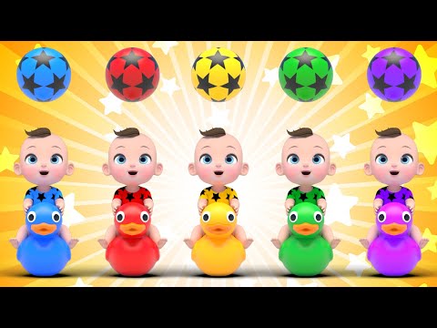 <strong>Jumping</strong> on a duck &amp;amp; The Boo Boo | Nursery Rhymes &amp;amp; <strong>Kids</strong> Songs | Kindergarten