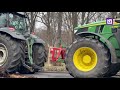 1500 Farmers With Tractors Drive From Bremen To Berlin Protesting Removal Of Fuel Privileges