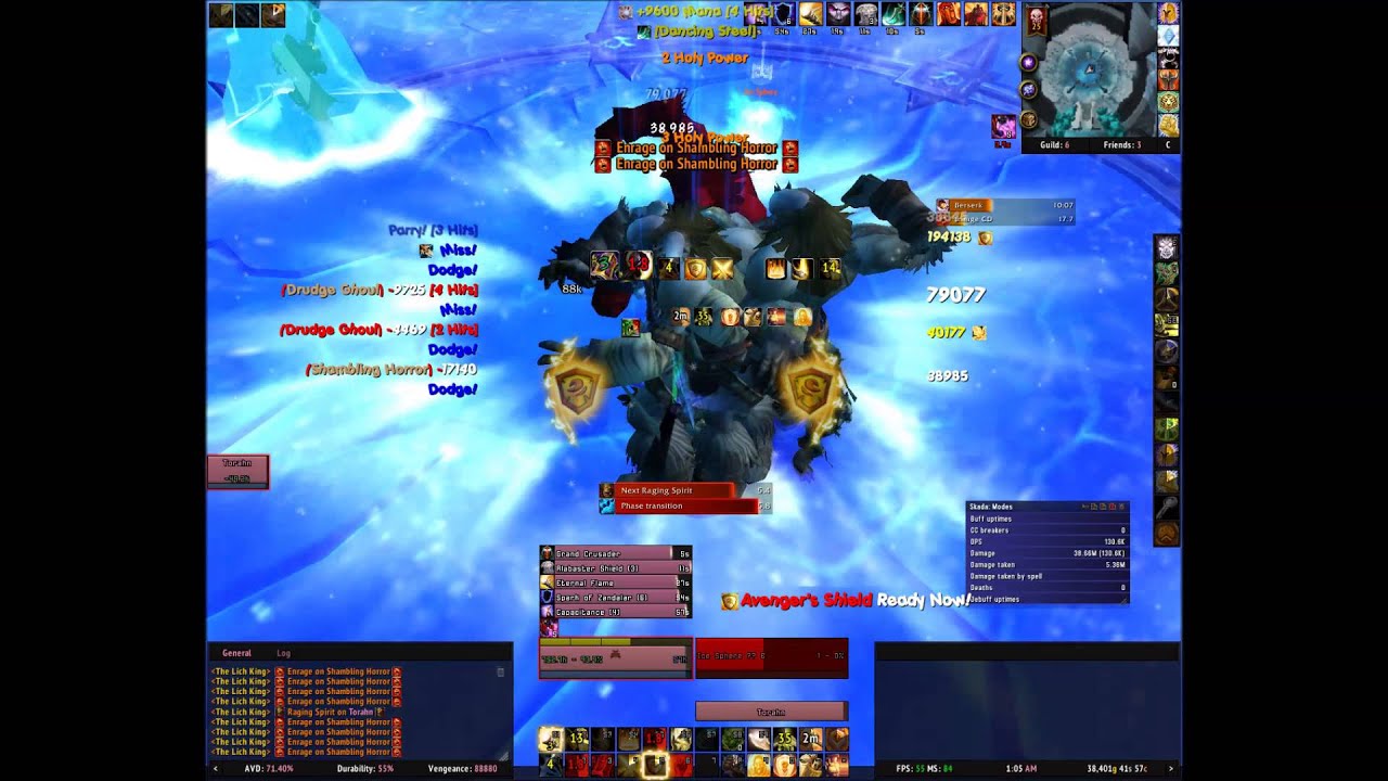 90 Paladin (Torahn) Solo- Heroic Lich King 25 Man