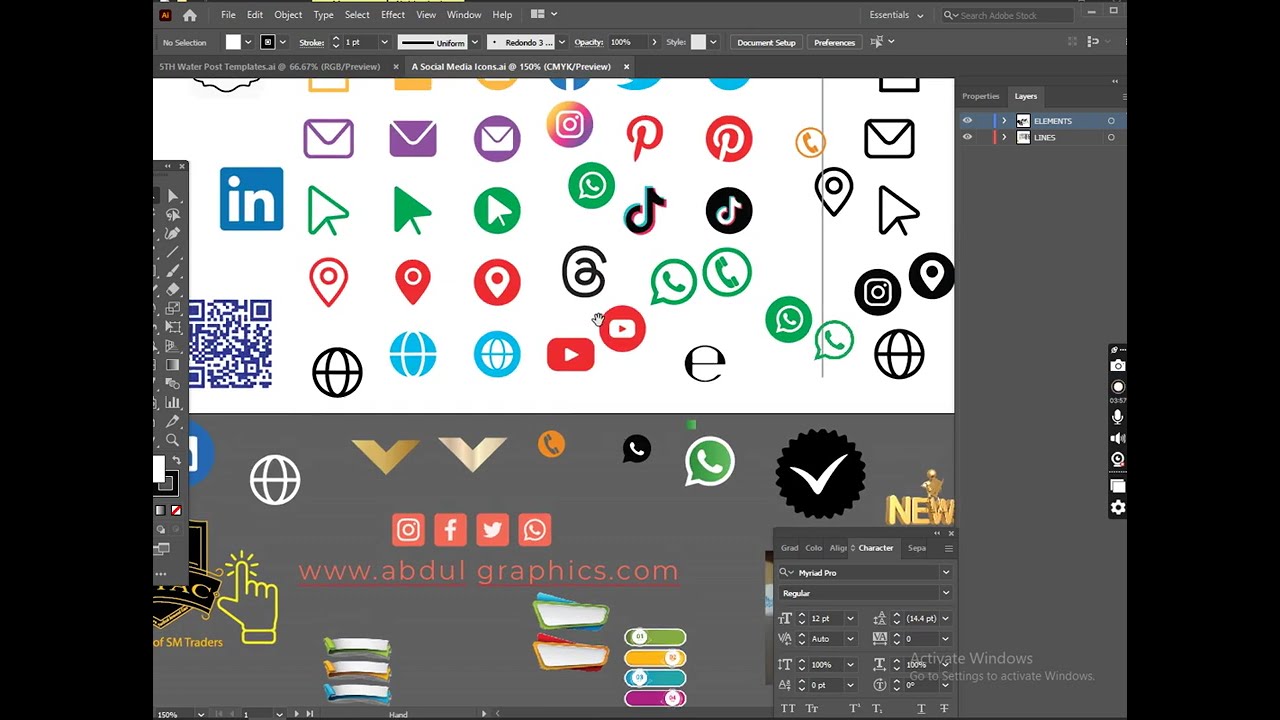 Level Up Your Online Presence | Social Media Designs by Abdul Graphics 