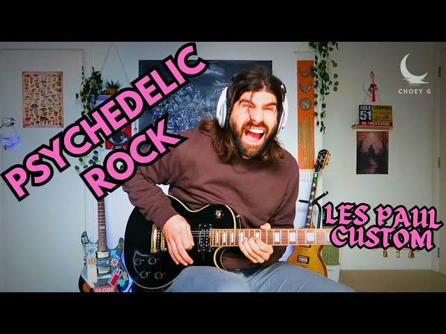 ギター DeliciousTaylormade PsychedelicDopeCake Psychedelic Rock Guitar Solo - Les Paul Custom (w/ Seymour