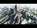 Lifang 3d animation of residential retail and office design development visualisation