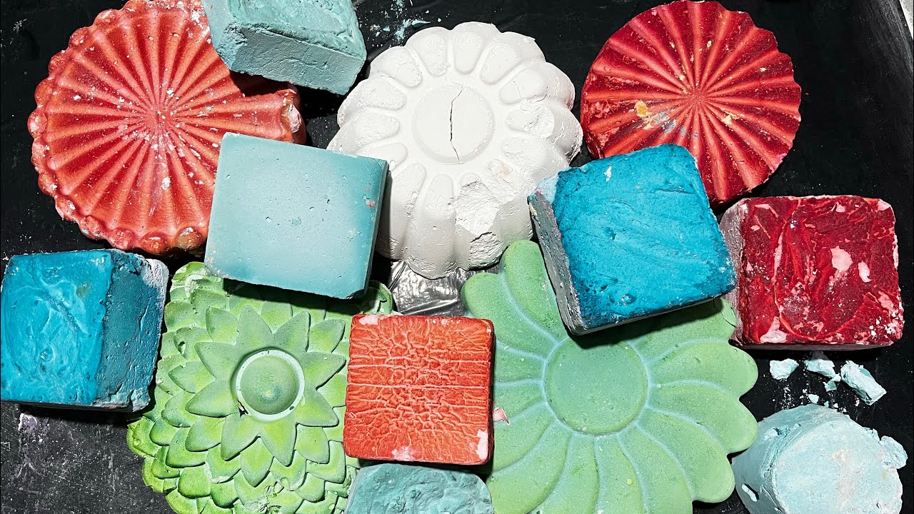 Colorful satisfying melting goodies | Reformed gymchalk ASMR | Oddly satisfying ASMR