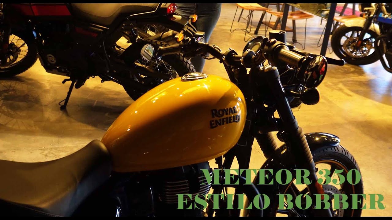 METEOR 350 MODIFICADA ESTILO BOBBER!